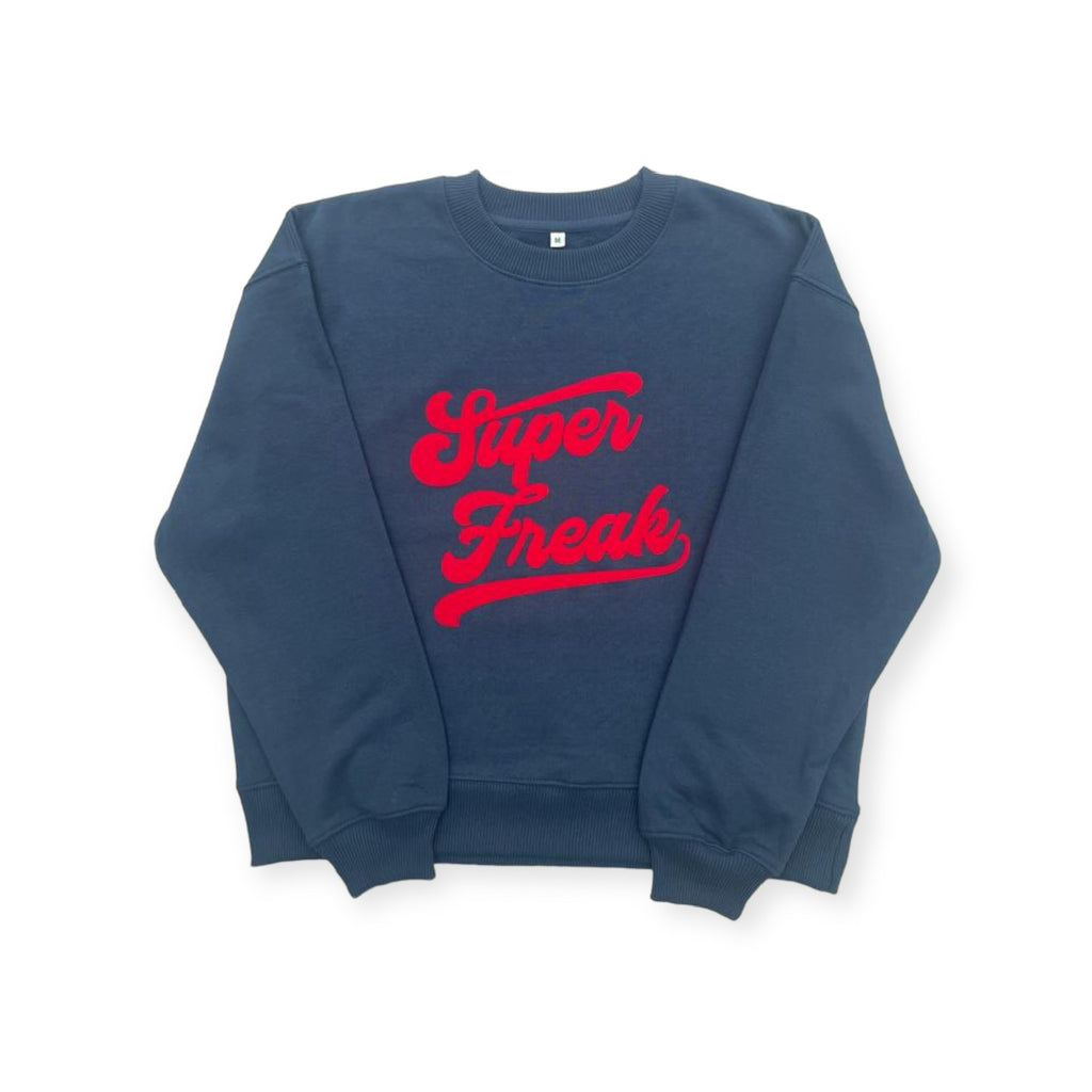 Super Freak Blue Ladies Sweatshirt