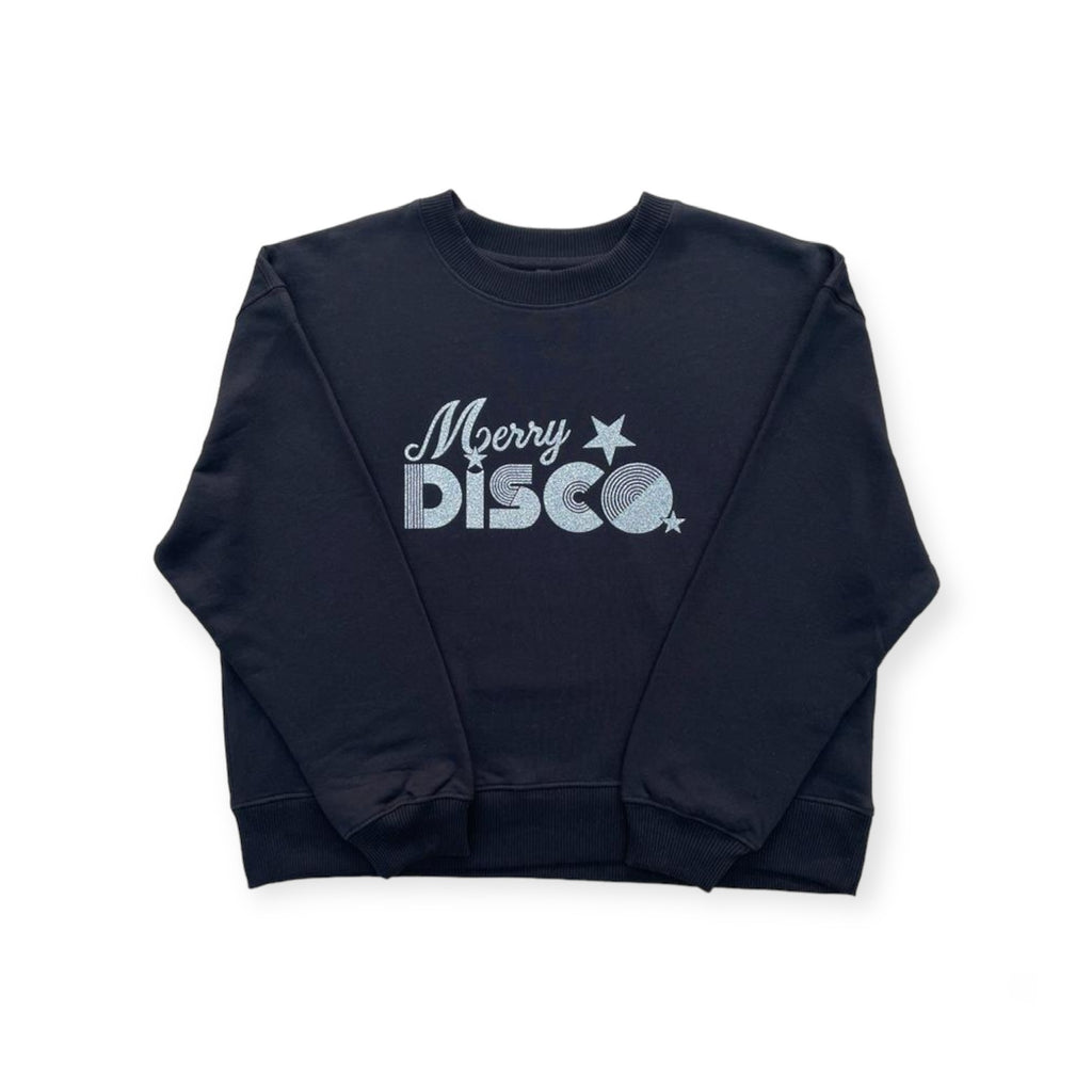Merry Disco Silver Ladies Sweatshirt
