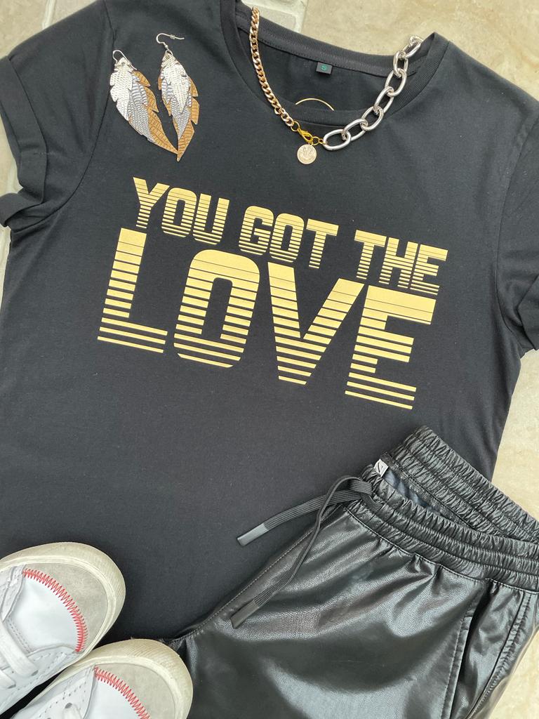 The Black You Got The Love Ladies T-Shirt