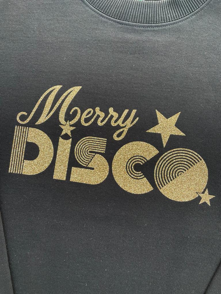 Merry Disco Gold Ladies Sweatshirt