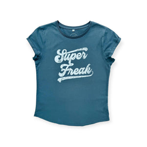 The Charcoal Grey Ladies Super Freak T-Shirt