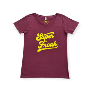 End of Line The Maroon Super Freak Ladies T-Shirt