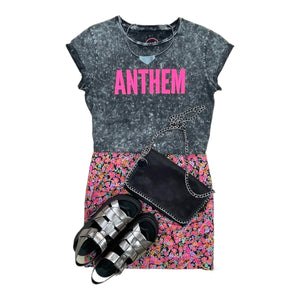The Anthem Acid Black Ladies T-Shirt
